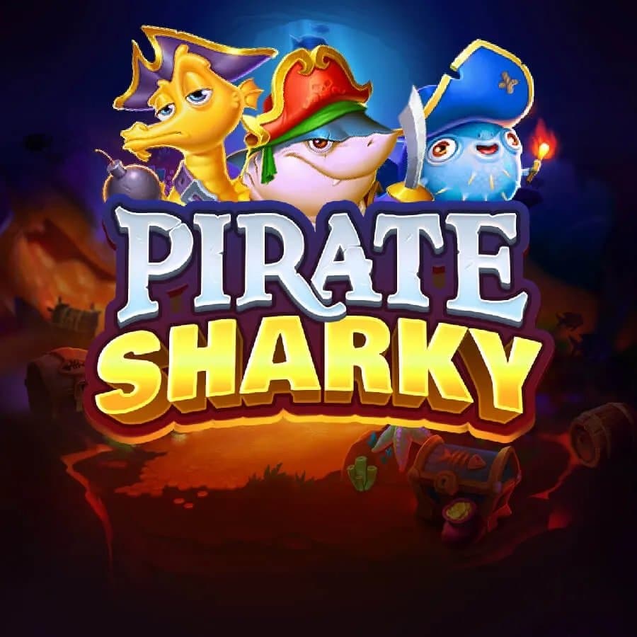 Pirate Sharky logo