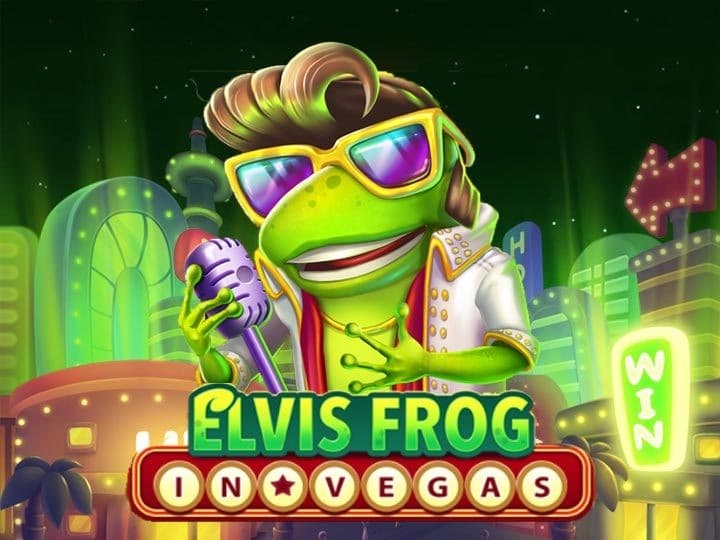 Elvis Frog in Vegas logo