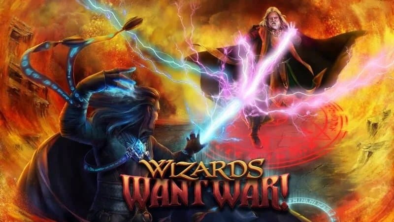Wizards Want War! logo