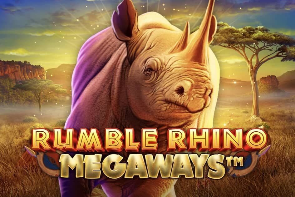 Rumble Rhino Megaways logo