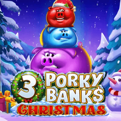 3 Porky Banks Christmas logo