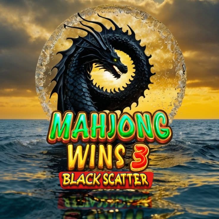 Mahjong Wins 3 Black Scatter logo