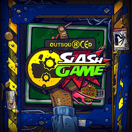 Outsourced Slash Game logo