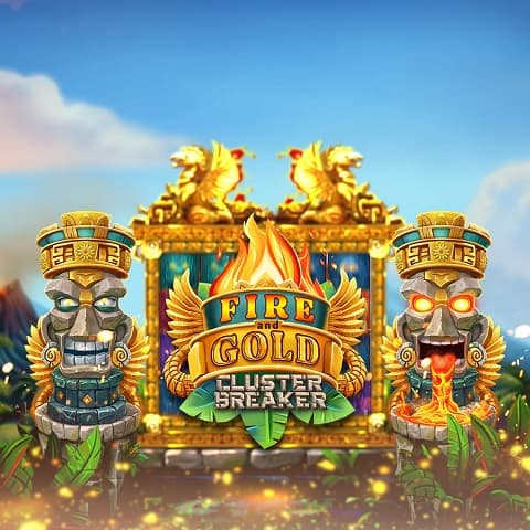 Fire and Gold Cluster Breaker logo