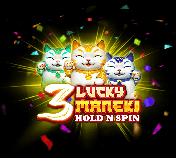 3 Lucky Maneki Hold N Spin logo
