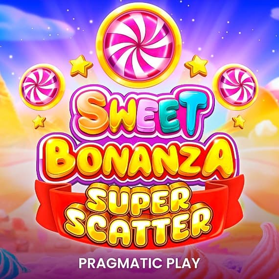 Sweet Bonanza Super Scatter logo