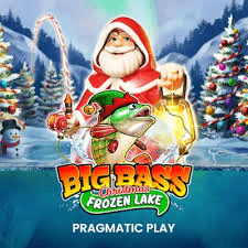 Big Bass Christmas Frozen Lake logo